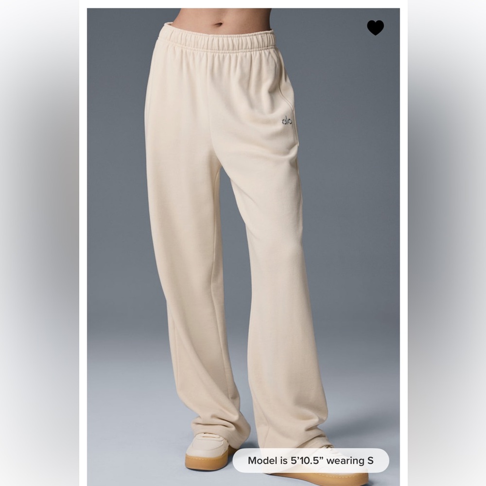 Alo Accolade Straight Sweatpants Oatmilk